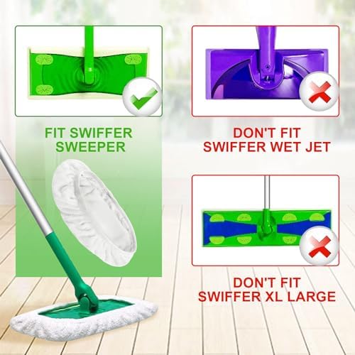 Compact Reusable Swiffer Pads for Easy Floor Cleaning