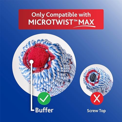 O-Cedar MicroTwist Microfiber Twist Mop Refill Pack of 3