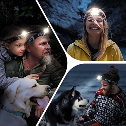 Foxelli SuperBright LED Headlamp Flashlight
