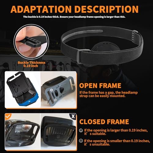Ahuliao Headlamp Strap Replacement