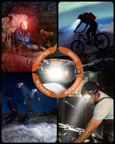 Victoper 4-Modes Red Headlamp