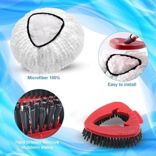 Compact 2-Pack for EasyWring M mop System by Fatmass