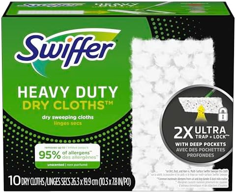 Swiffer Dry Sweeping Cloths - Heavy Duty 10-Pack