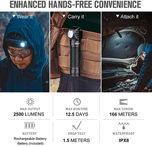 OLIGHT Perun 2 2500 Lumens Rechargeable Headlamp