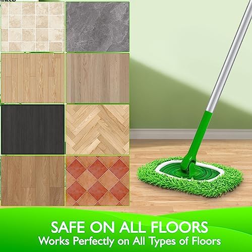 Microfiber Reusable Mop Pads for Easy Cleaning