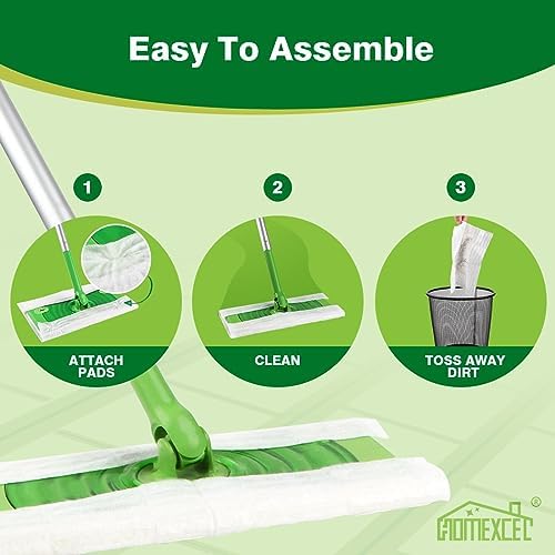 Swiffer Compatible Dry Mop Pads 64 Count