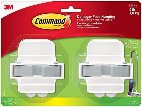 Command Broom Mop Gripper 10-Piece Set