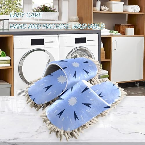 Kigai Microfiber and Chenille Slippers Art Floral M Size