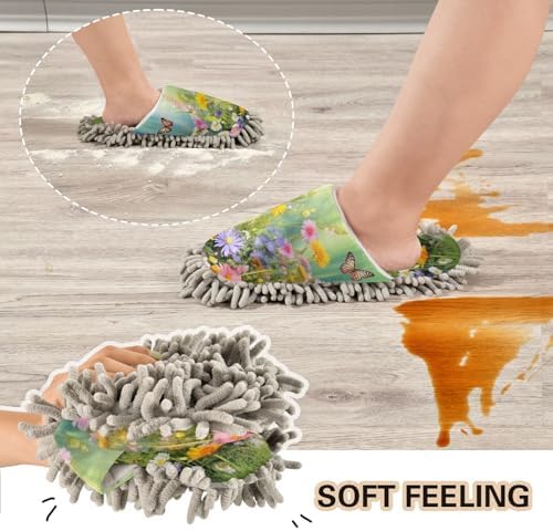 Ergonomic Microfiber Slippers for Spring Cleaning