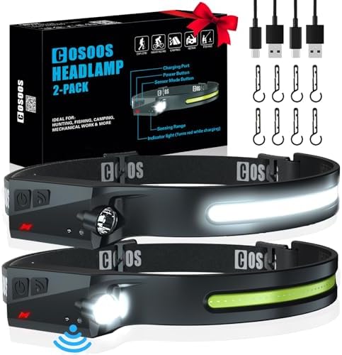 COSOOS Original 2 Rechargeable Headlamps