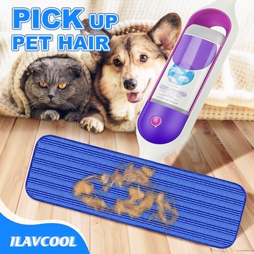 ILAVCOOL Reusable Mop Pads for Swiffer PowerMop 4-Pack
