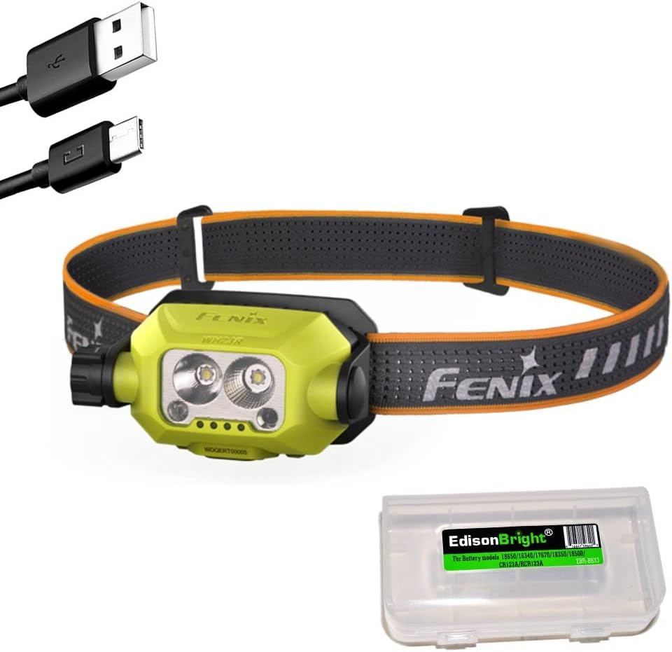 Fenix WH23R 600 Lumen USB Rechargeable Gesture Headlamp