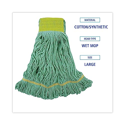 Boardwalk EcoMop Mop Head 12Carton with Loop Design for Effective Mopping