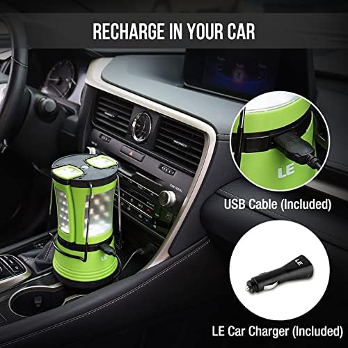 Lightning EVERRechargeable LED Camping Lantern Everything You Need for a Bright Evening