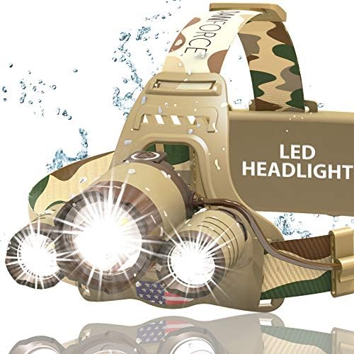 DanForce Camouflaged Headlamp