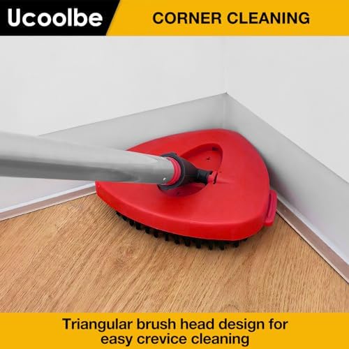 Ucoolbe Spin Mop Scrubber Brush Head Replacement
