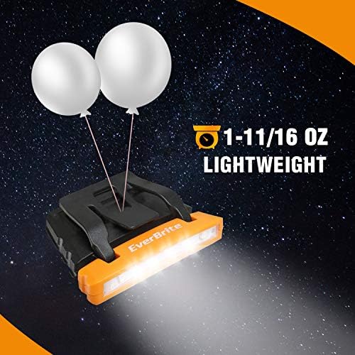 Bright powerful and portable EverBrite Rechargeable Hat Light