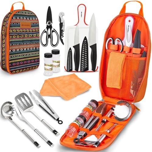 Compact Cooking Organis Durable Fashionable Travel Kit