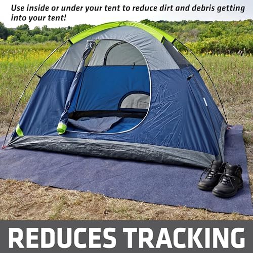 DRY COVERAGE tent mat keeps you warm dry comfortable
