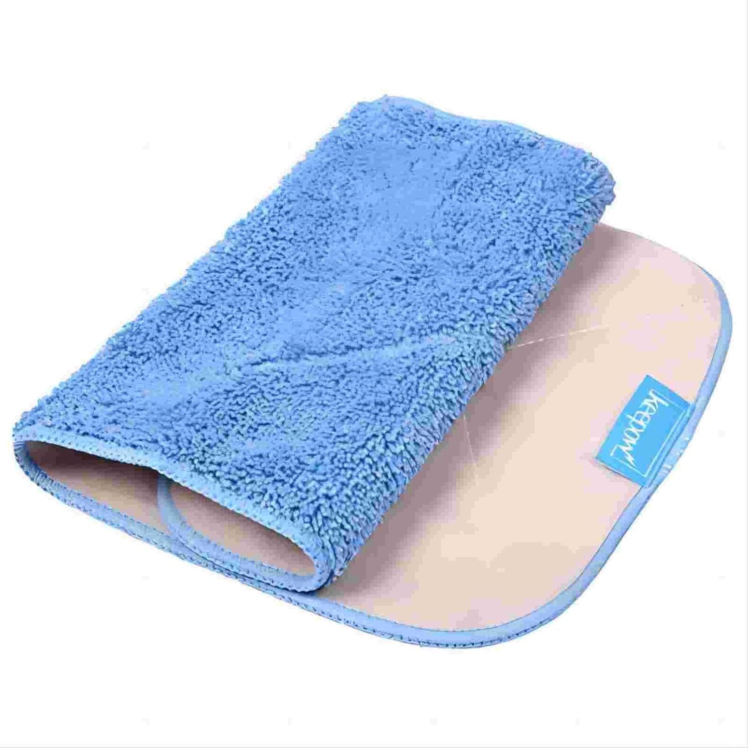 KEEPOW Microfiber Mop Refill Double Sides for Wet Dry Washable Professional Use