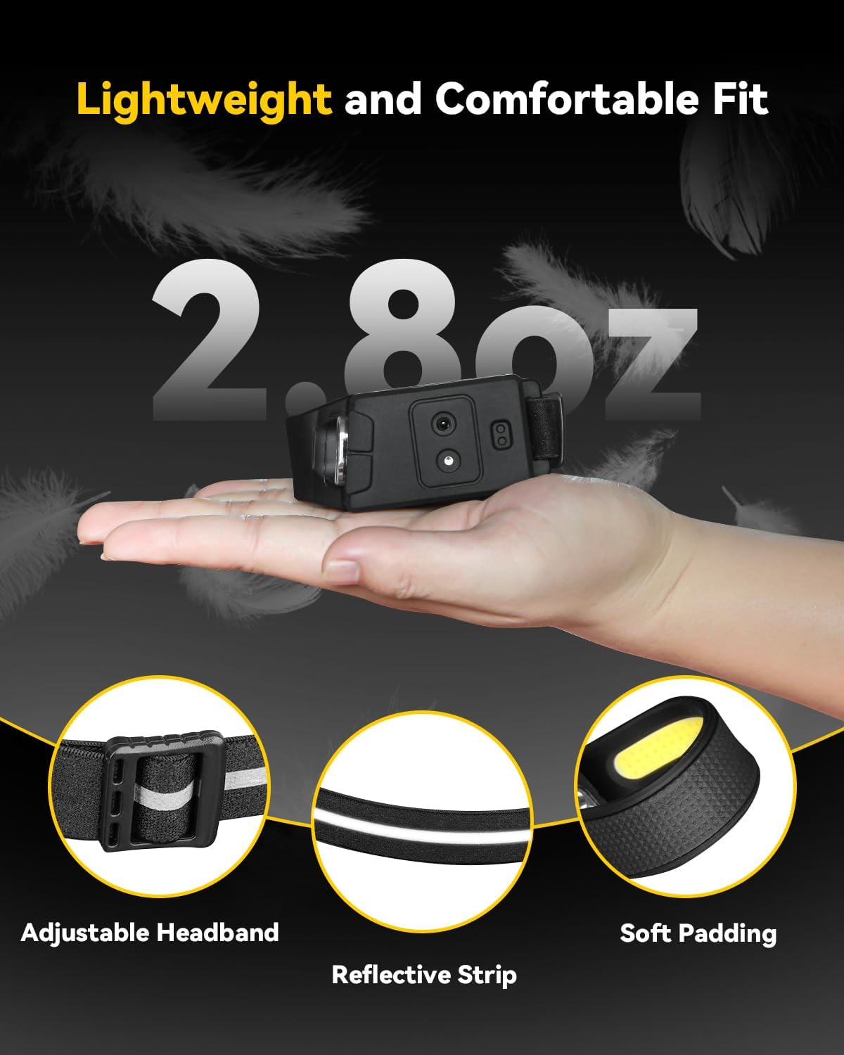 Male and Female Universal Wide-Angle Night Lamp