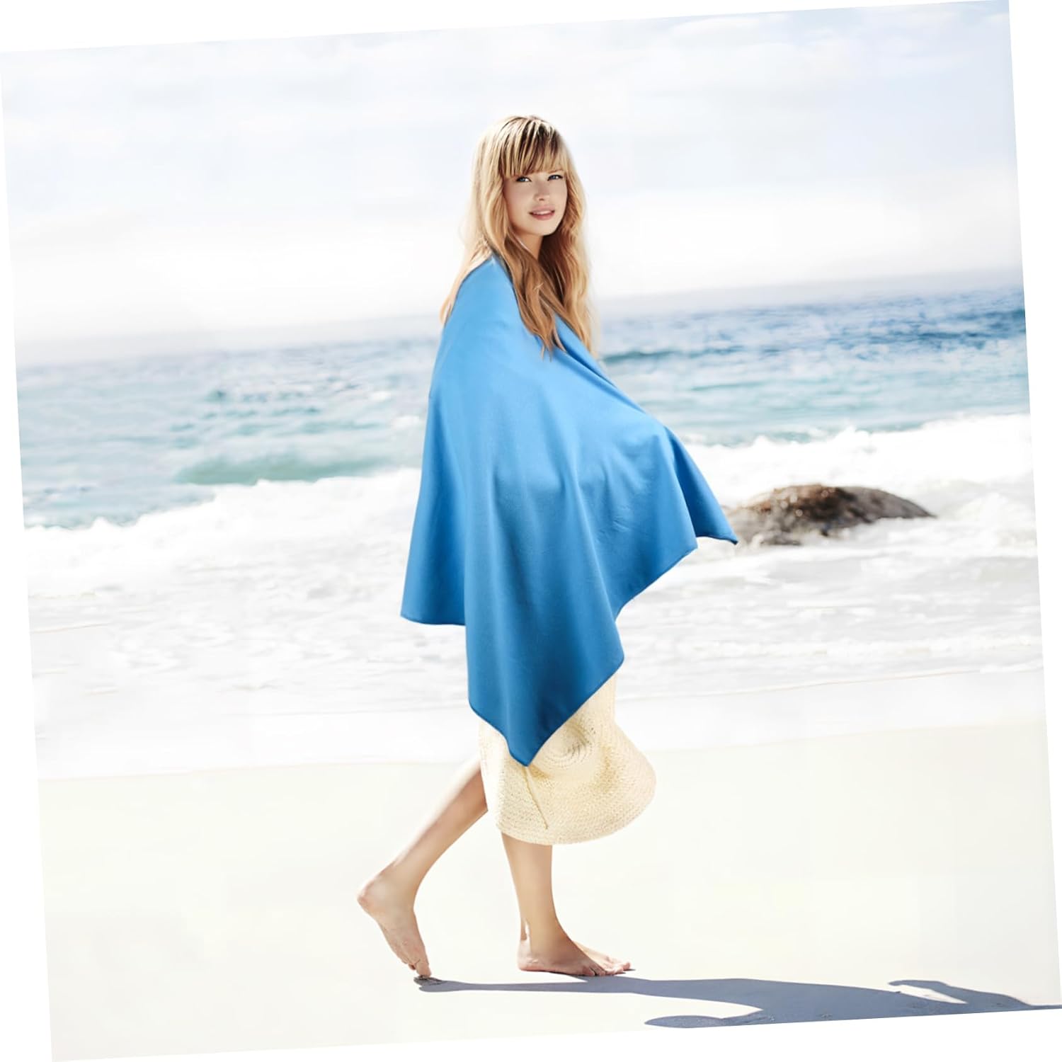 Balacoo Quick Drying Beach Towels Large Lightweight Absorbent Towel Set - Beach Haven