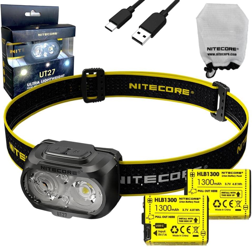 Nitecore UT27 Dual Beam Elite Headlamp PRO