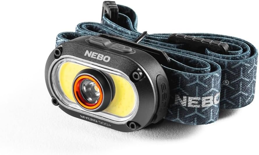 NEBO MYCRO Adjustable LED Headlamp for Camping and Hiking