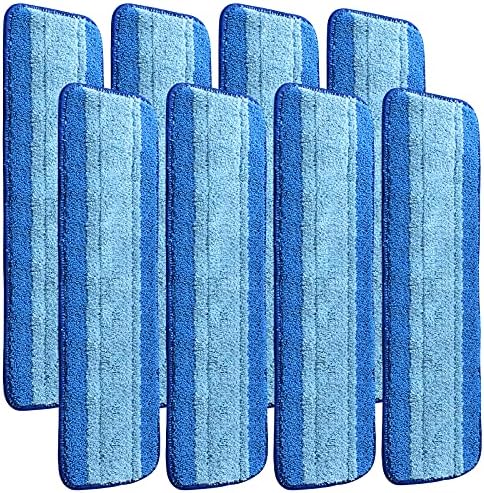 8-Pack Microfiber Mop Pads