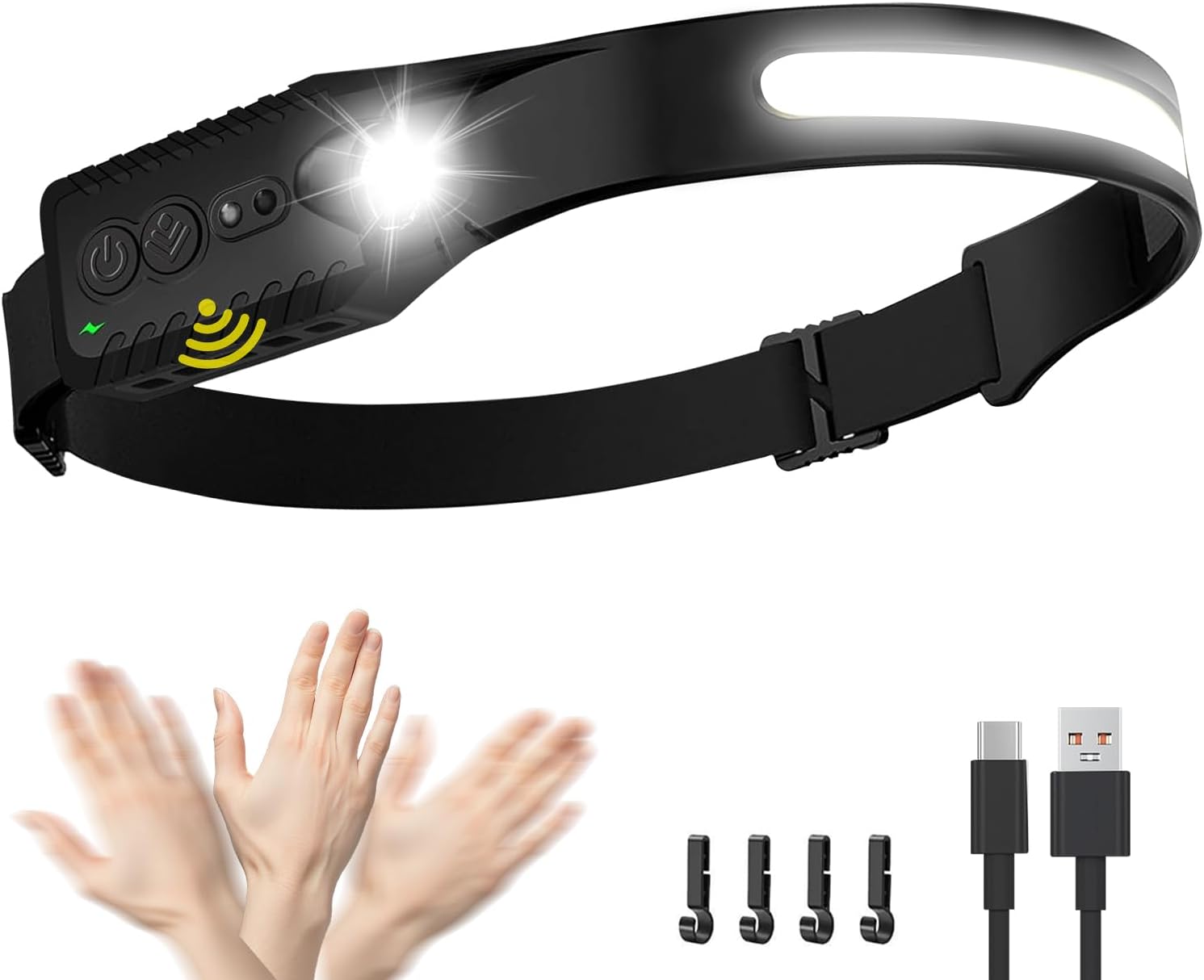Nessciera LED Headlamp 400 Lumen 230 Wide Beam