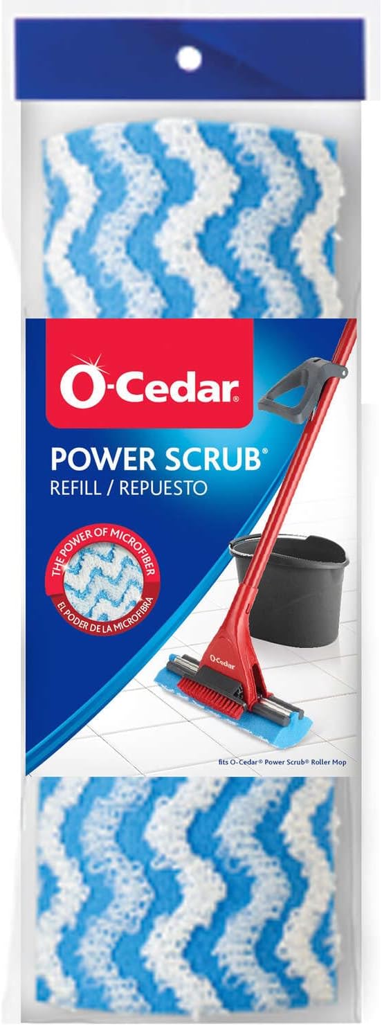 O-Cedar Triple Action Power Scrub Mop Refill