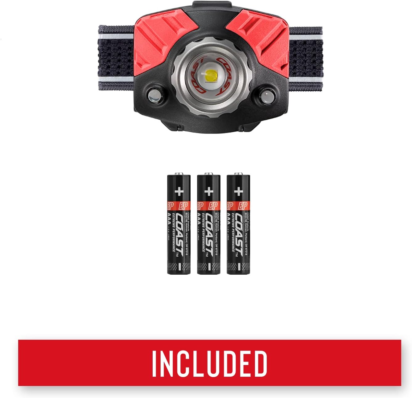 FL75 Dual Color Flex LED Headlamp Black