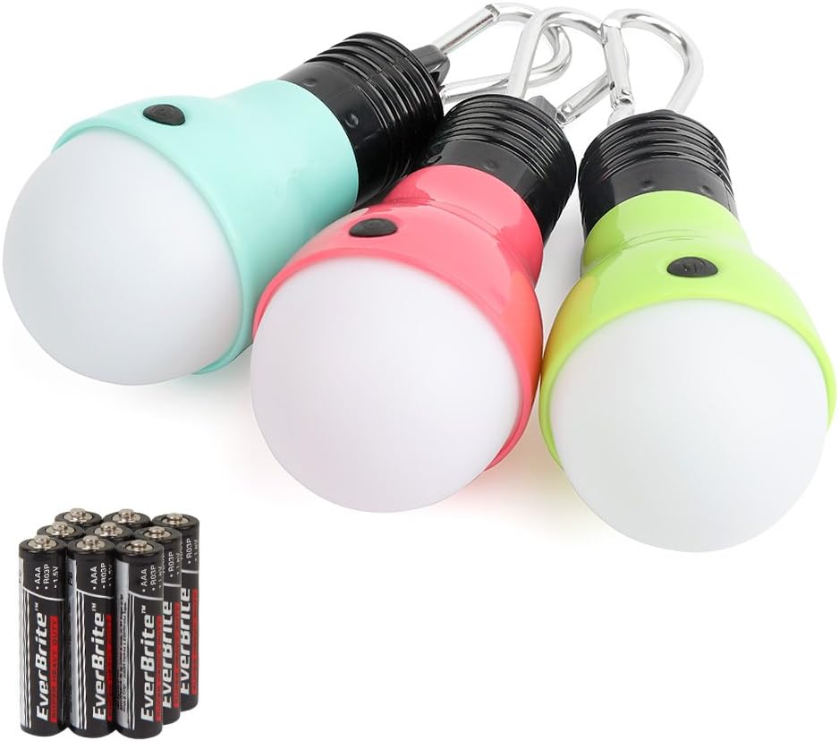 EverBrite 3-Pack Camping Lights - 3 Modes LED Portable