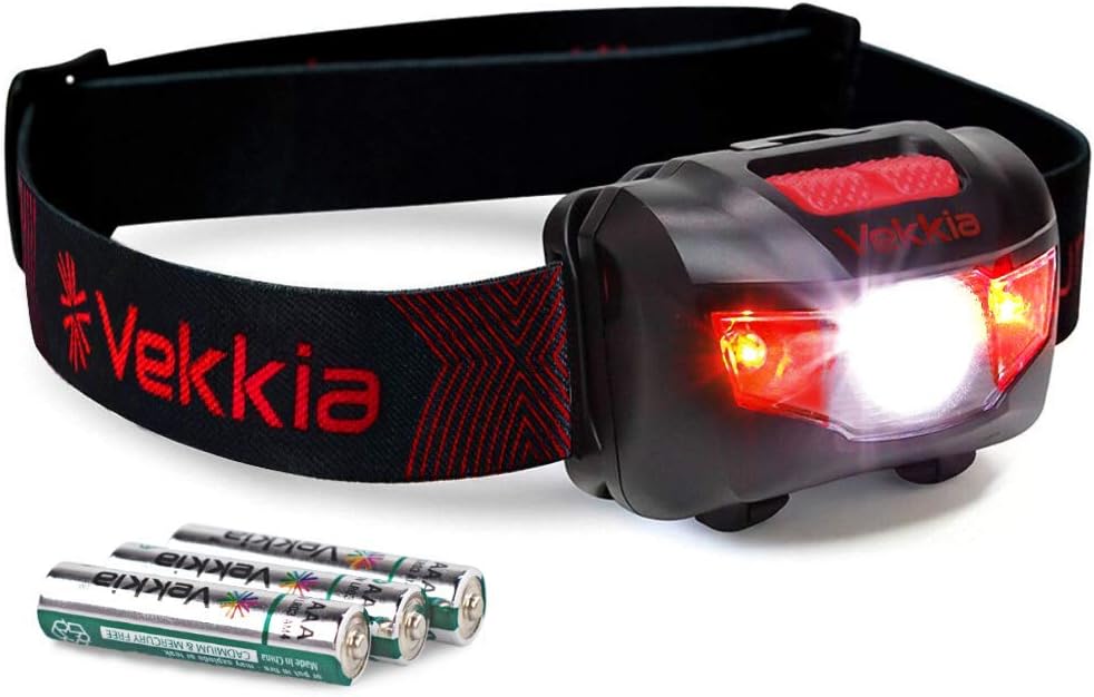 Vekkia Ultra Bright LED Headlamp Bright Charged Rechargeable Waterproof