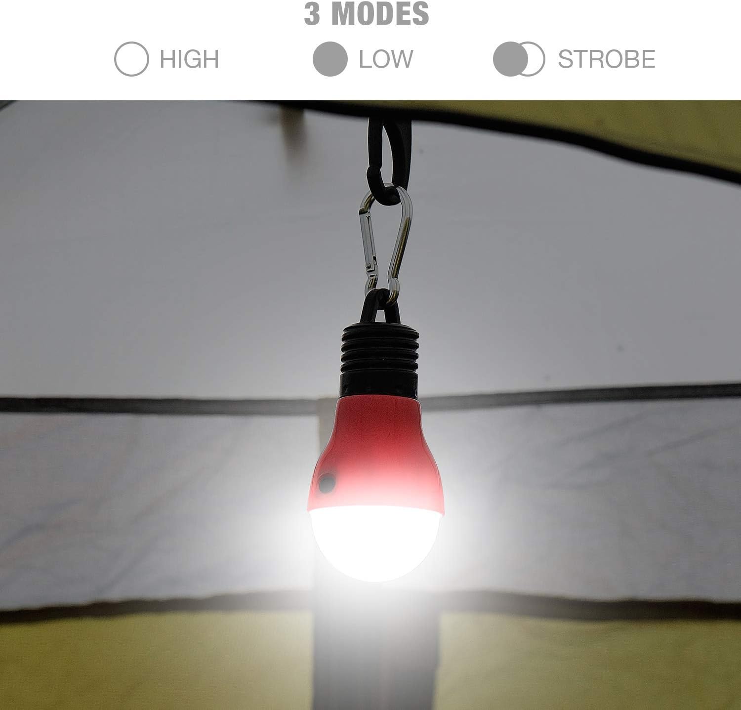 EverBrite 3-Pack Camping Lights - 3 Modes LED Portable
