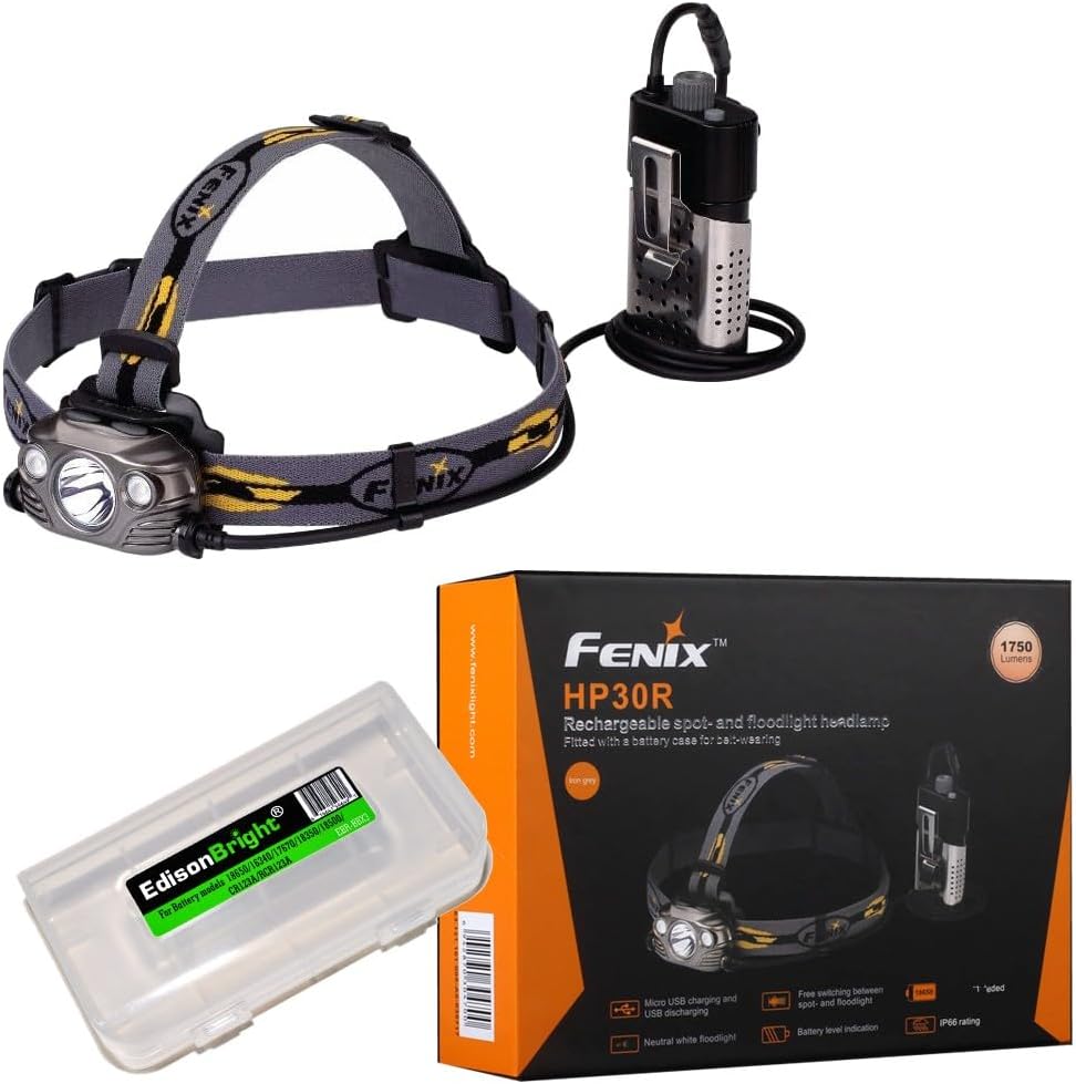 Fenix HP30R Big Power Headlamp Bundle