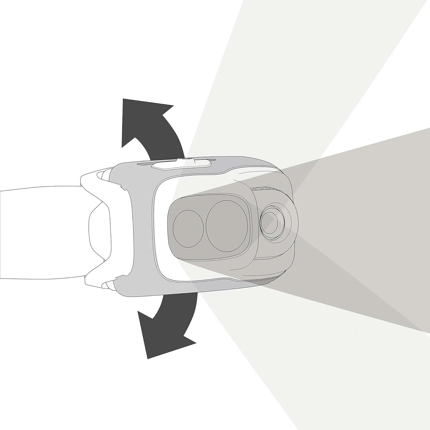 1100 Lumens REACTIVE STANDARD LIGHTING Reusable 155m Range Comfortable