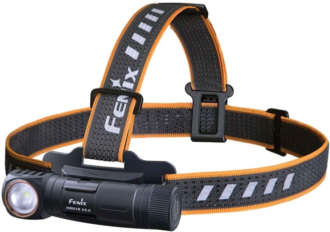 Fenix HM61RV2 1600 lumens 300-hour runtime 8 modes Black headlamp