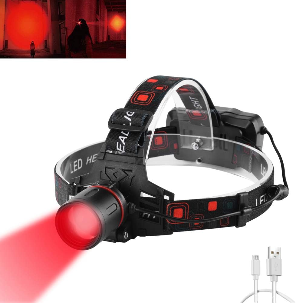 Proforced Red Headlamp for Hunting Night