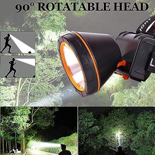 Bright Waterproof Rechargeable Headlamp