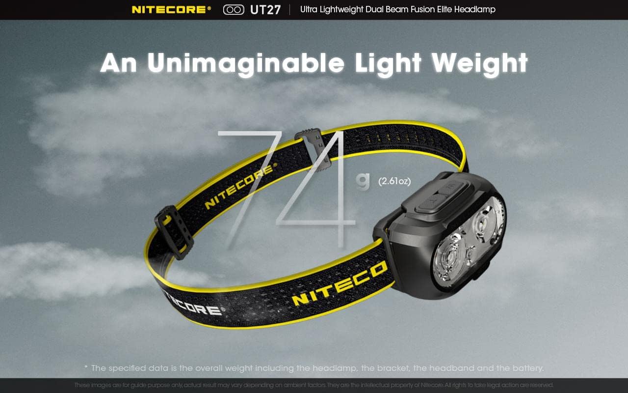 Nitecore UT27 Dual Beam Elite Headlamp PRO