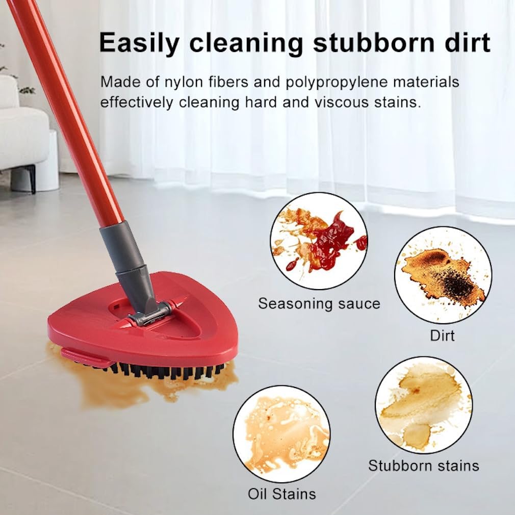 Power scrub brush headcompatible with Ocedar EasyWring 1-Tankspin system
