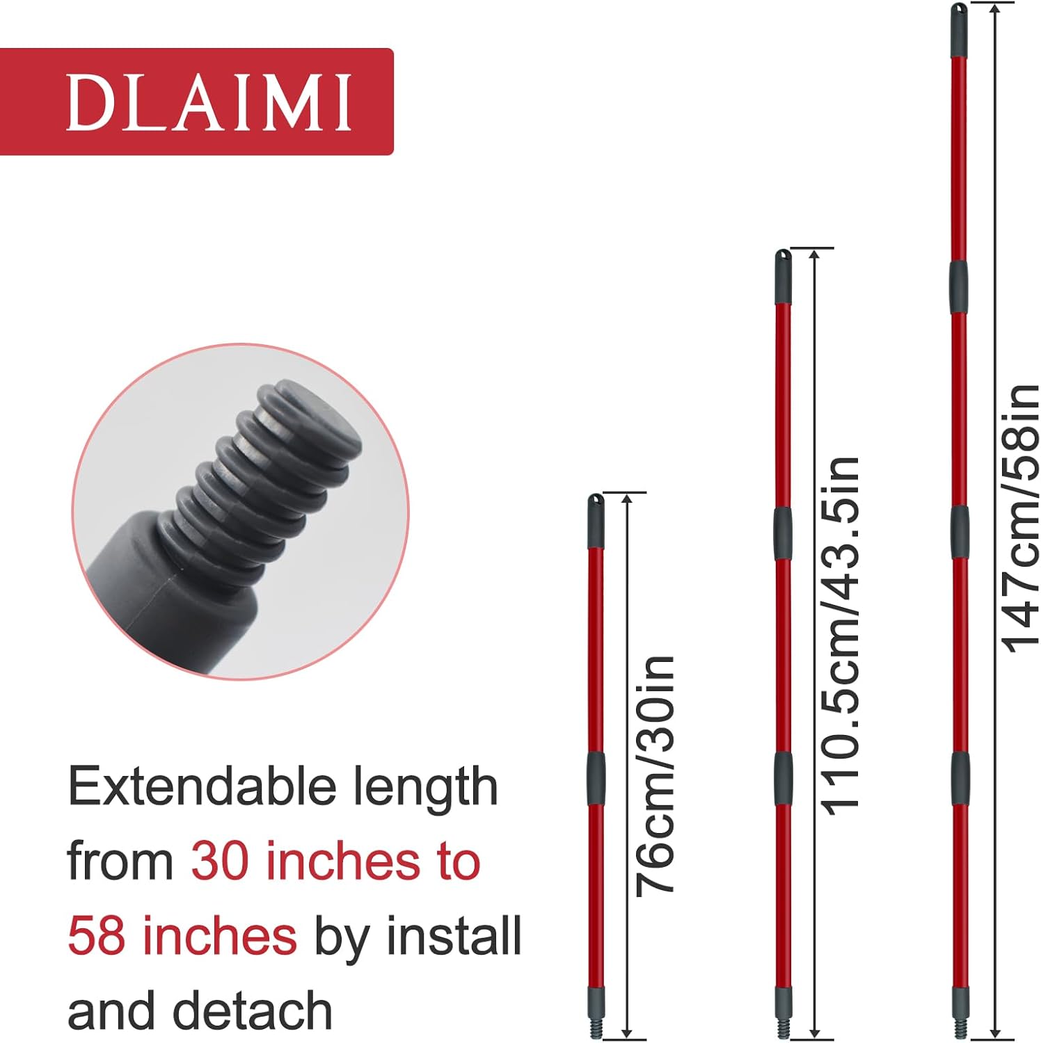 Adjustable Mop Handle Replacement for Ocedar Mops