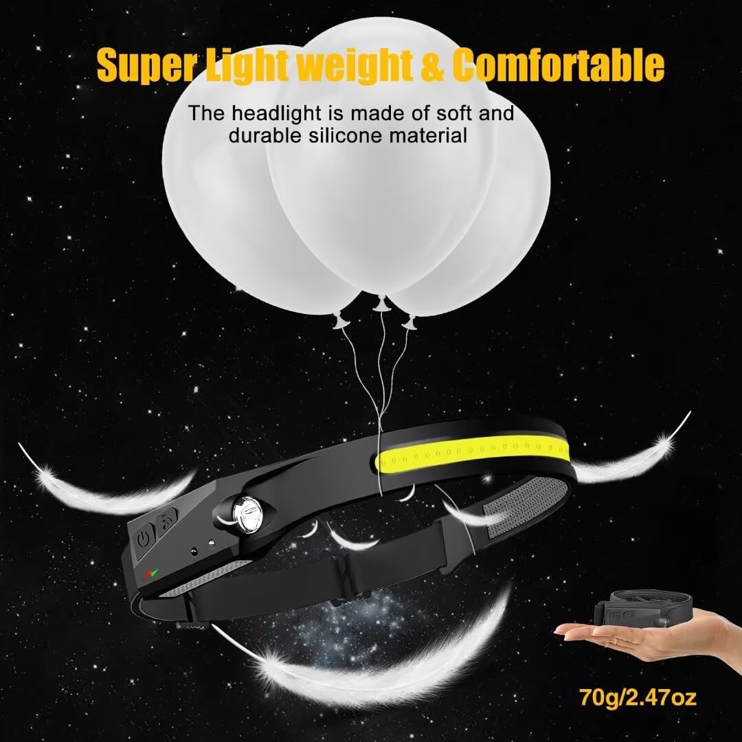 Quick Start 3-Piece Rechargeable Headlamp Set