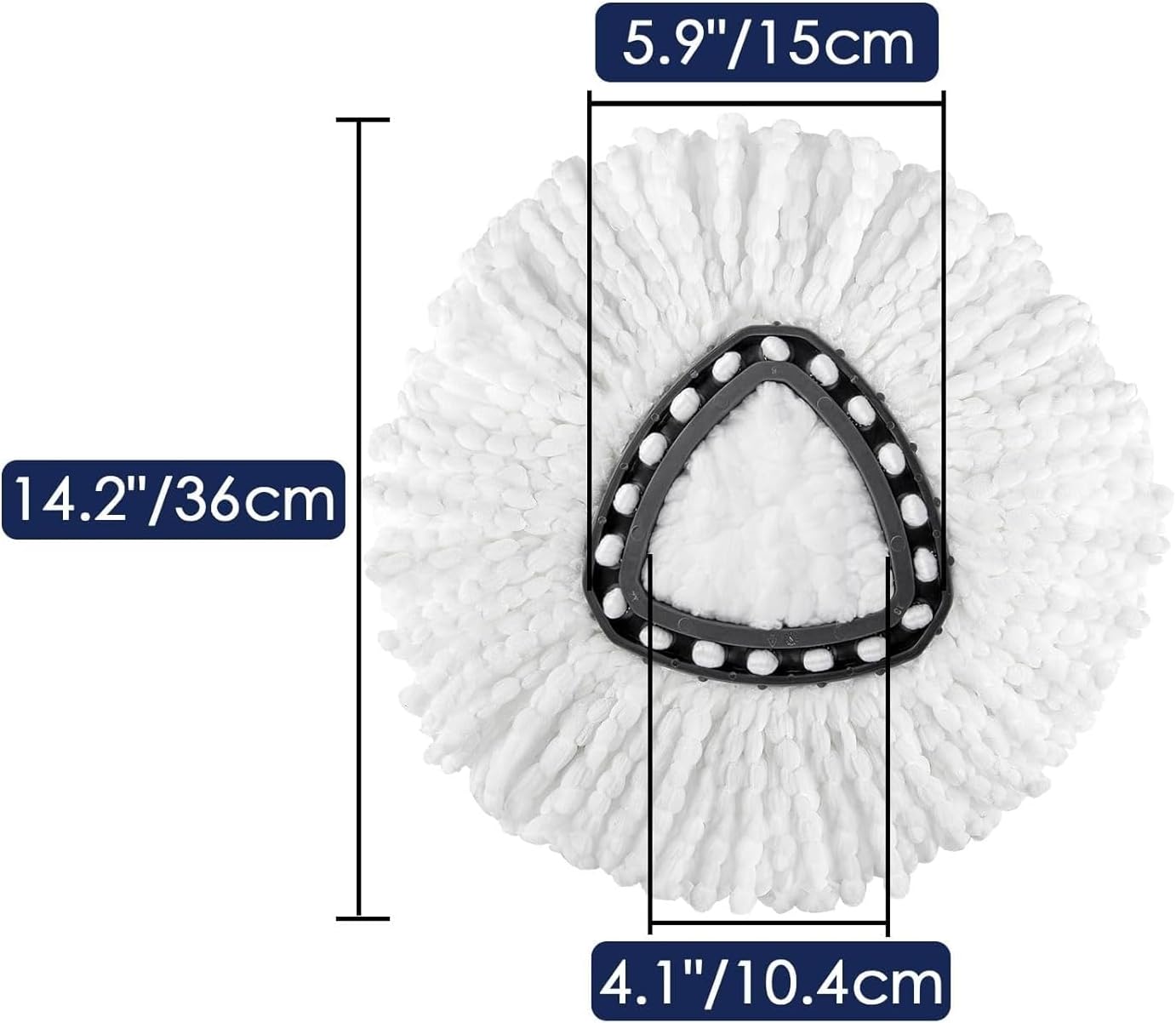 Durable Microfiber Mop Heads Replacement for Spin Mops