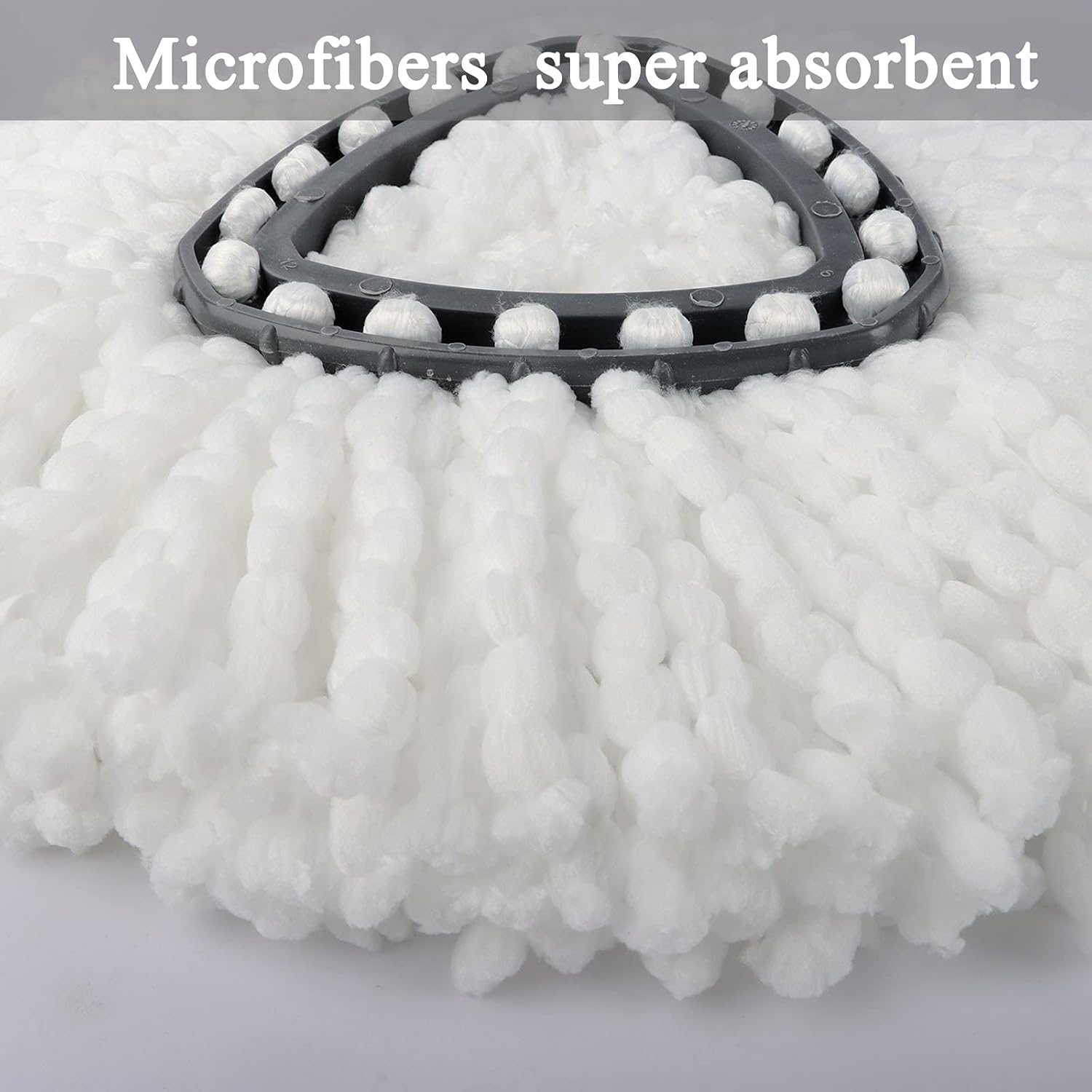 2Pack Spin Mop Replacement Heads - Spin Mop Replacement - Micro fiber Mop Replace