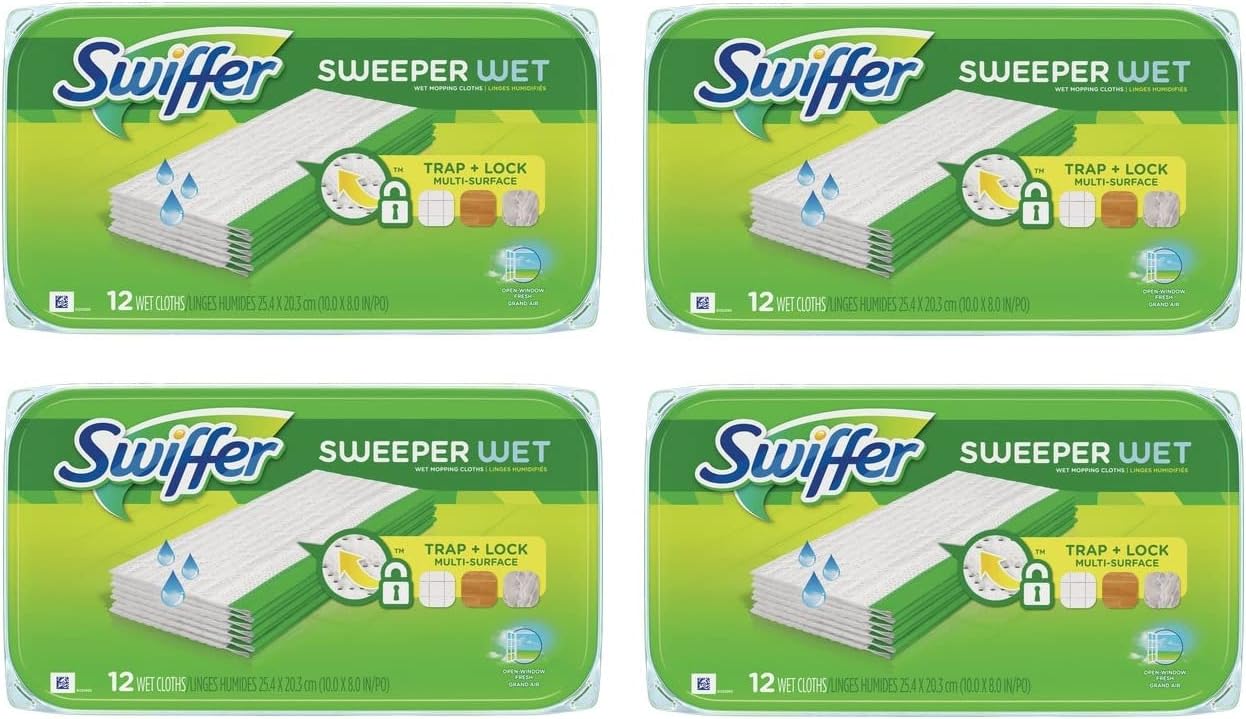 Swiffer Wet Mopping Pad Refills 4 Pack