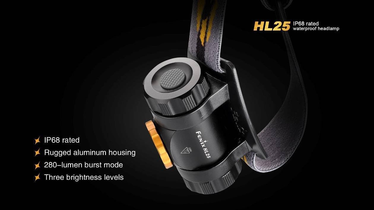 Fenix HL25 Headlamp with 280 Lumens