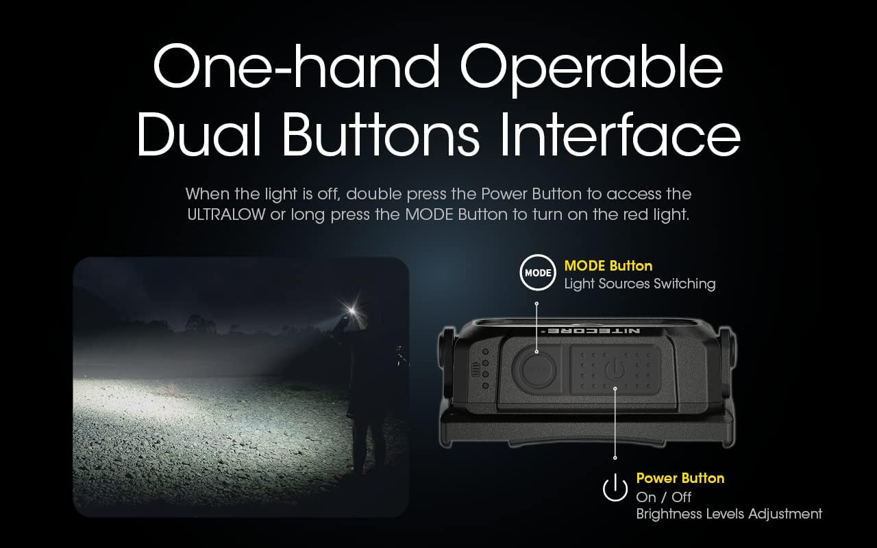 Nitecore NU25 400 Weightless Dual Beam Hiking Lantern
