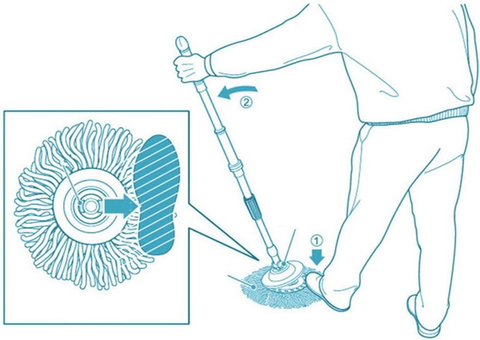 3-Pack Microfiber Mop Heads Durable Effective